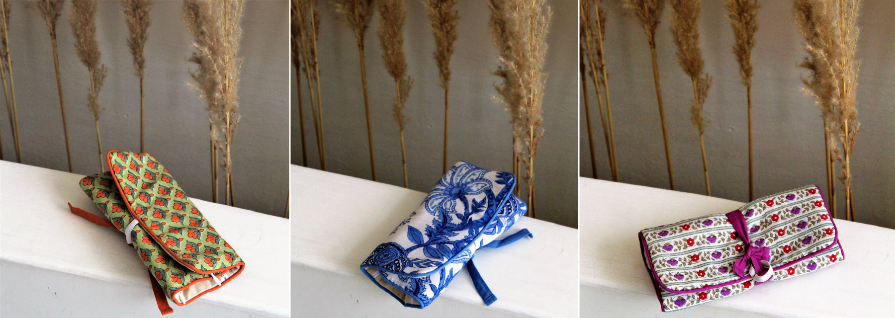 Charming and Organised: The Art of Storing in Hand Block Printed Cotton Pouches
