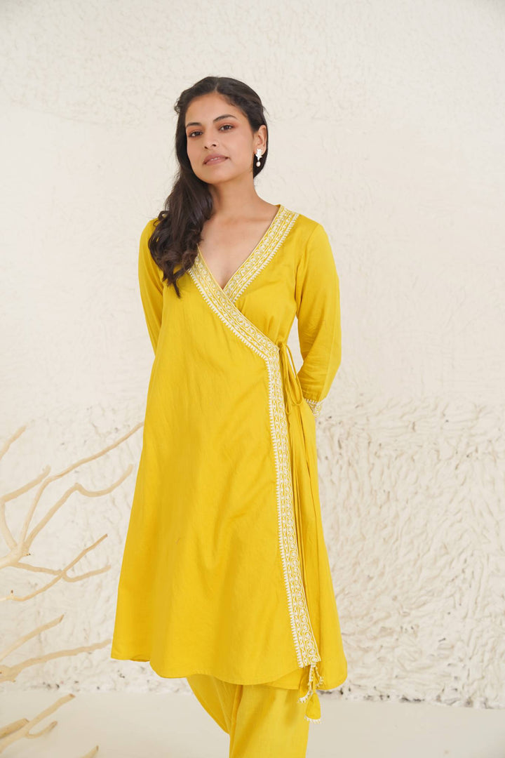 Vibrant Daffodil kurta