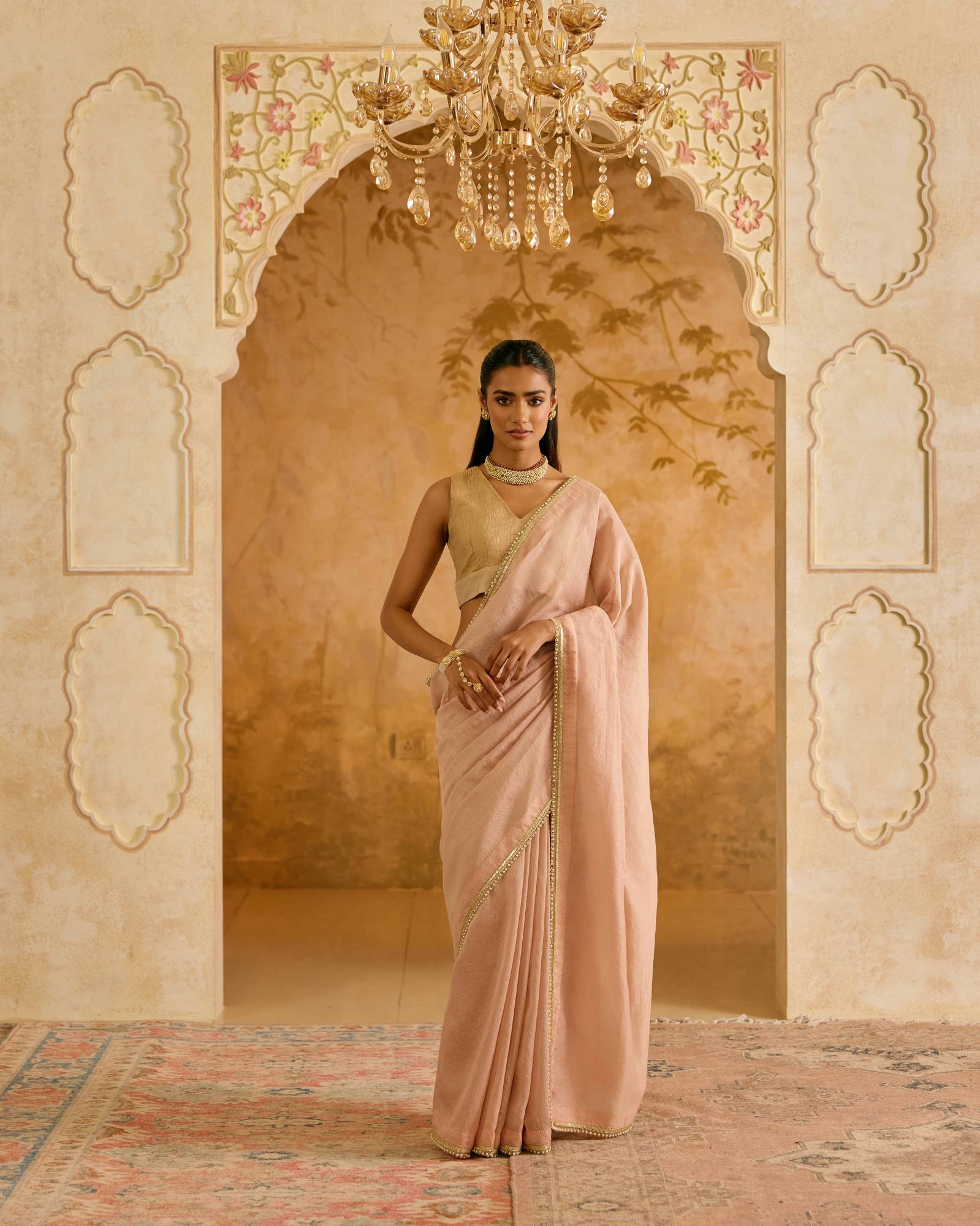Camicetta Tradizionale Indiana Sari Saree In Cotone Nero, Fatta A Mano In Stile Bollywood Asiatico