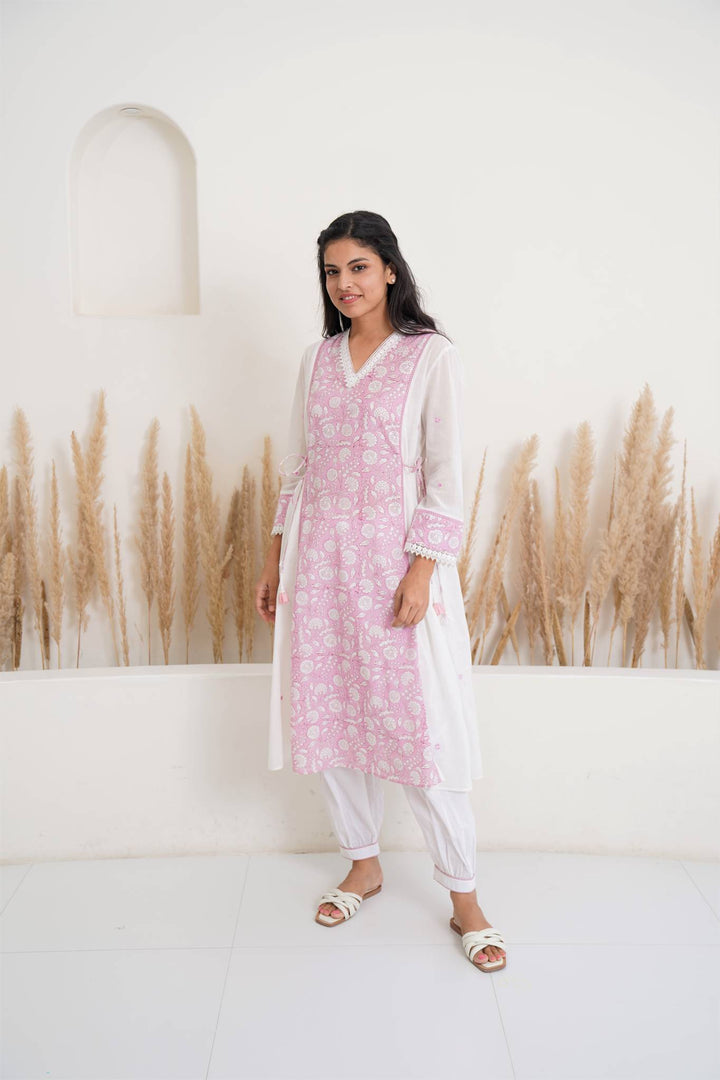 white pure cotton kurta