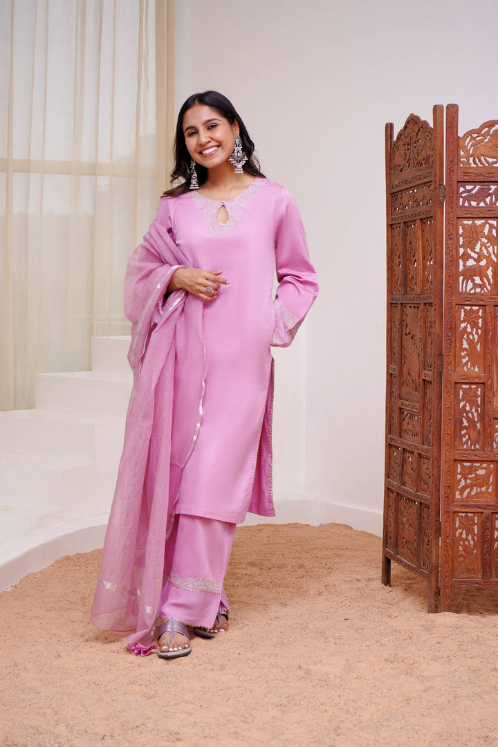 Iris dori kurta with wide leg pants