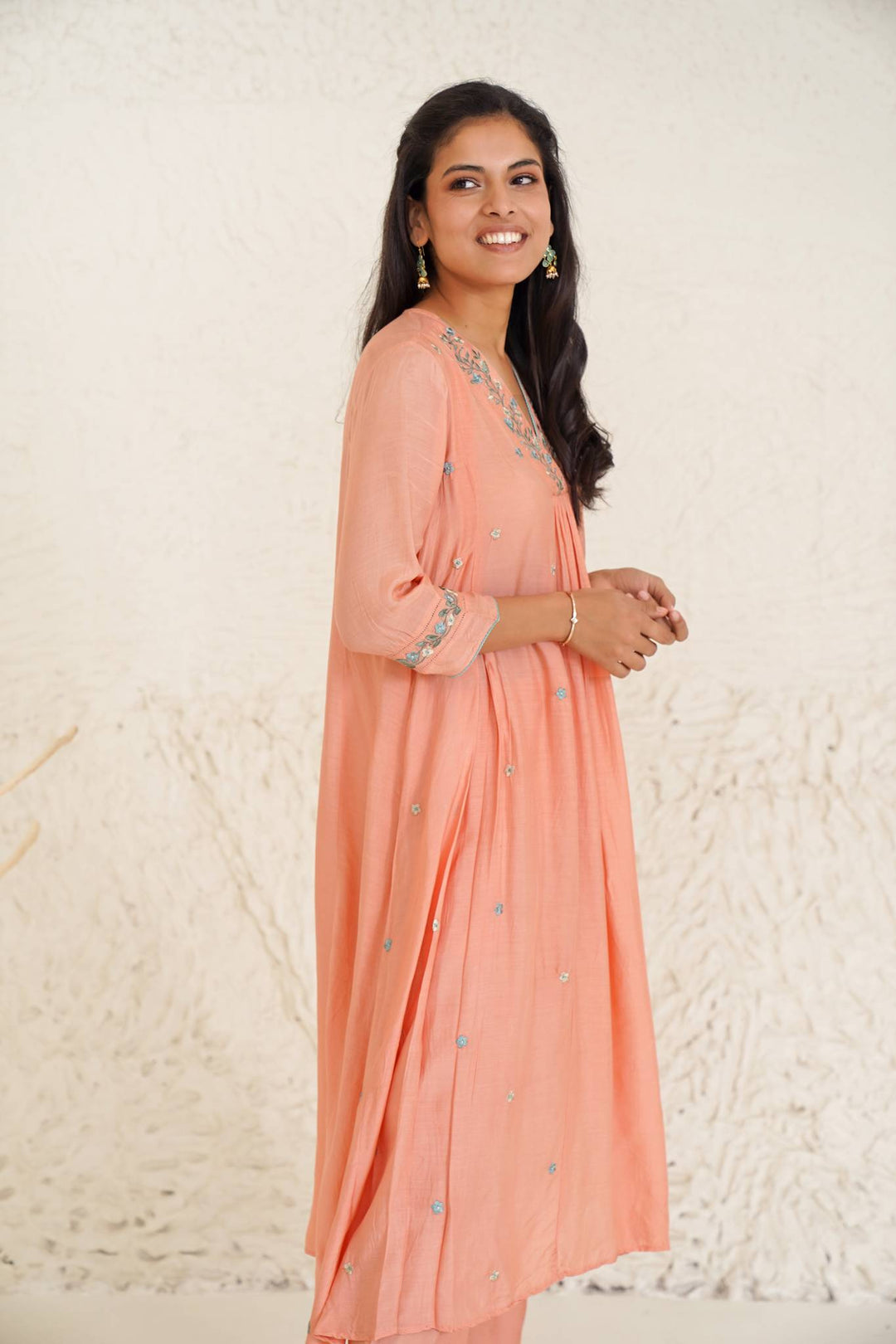 coral kurta