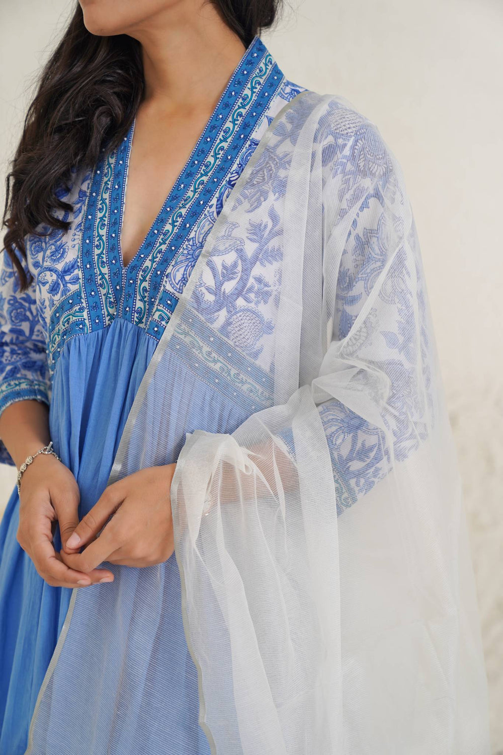 White Sheer Dupatta