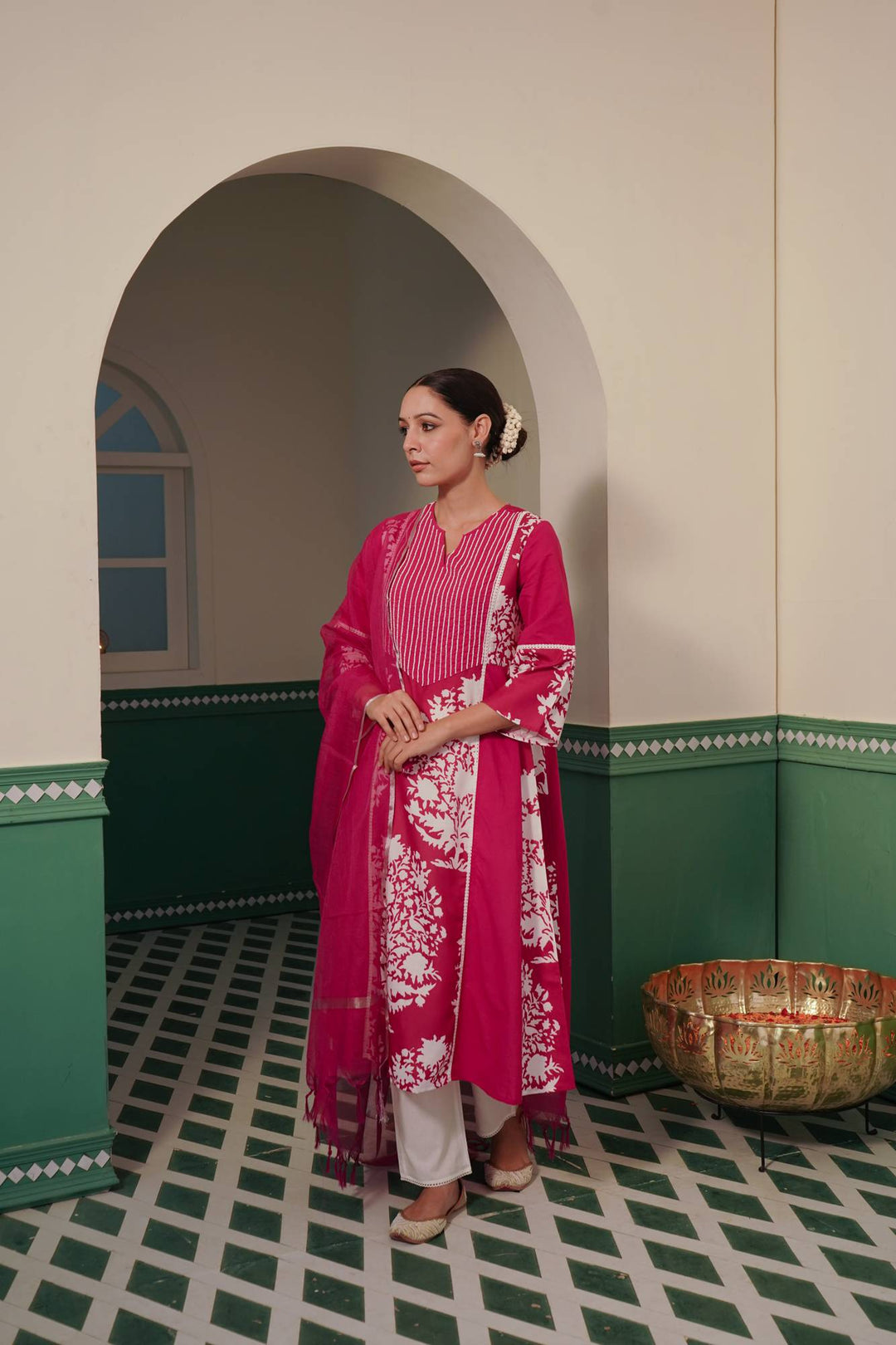 Cranberry Charm Kurta Set