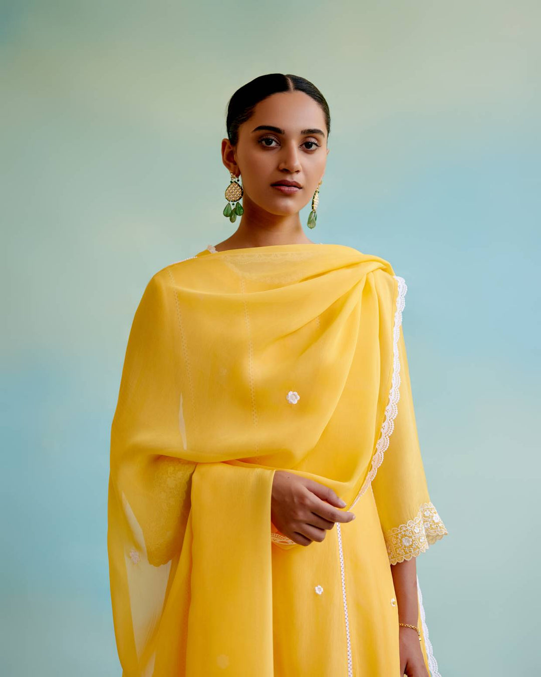 Misty Yellow Dupatta