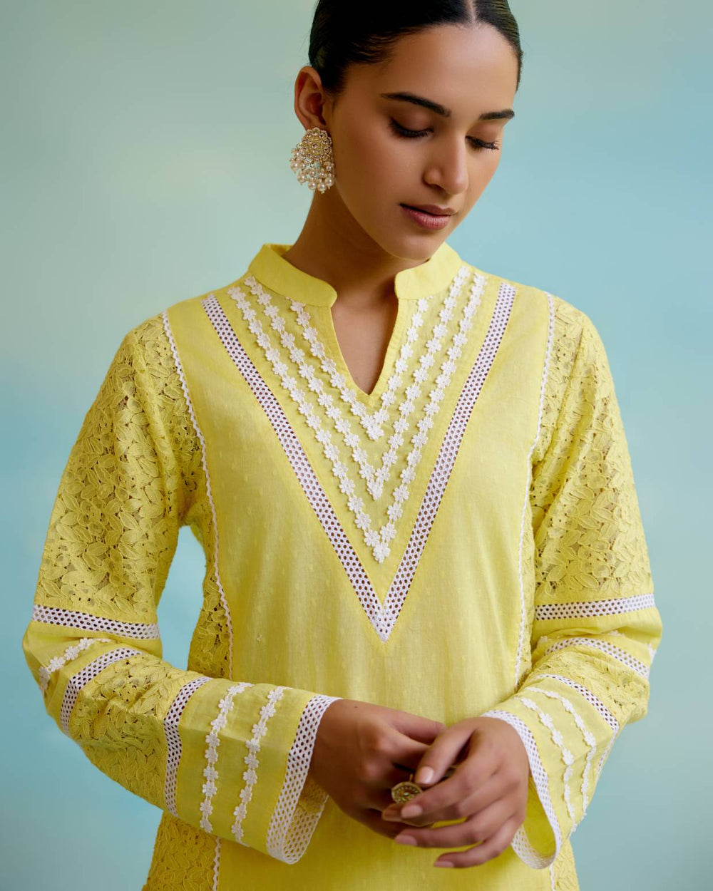 Daylily Kurta with Narrow Pants