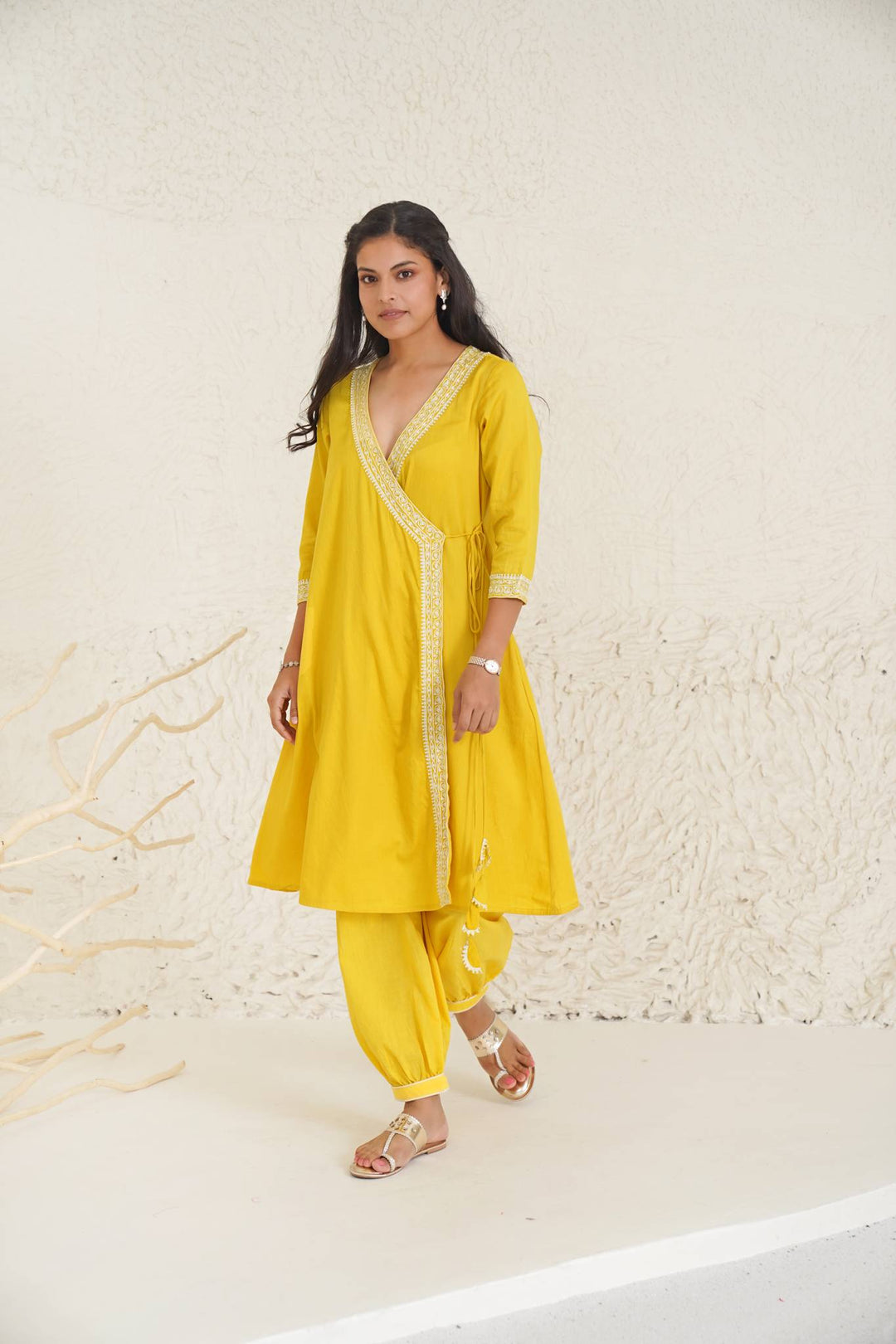 Vibrant Daffodil kurta
