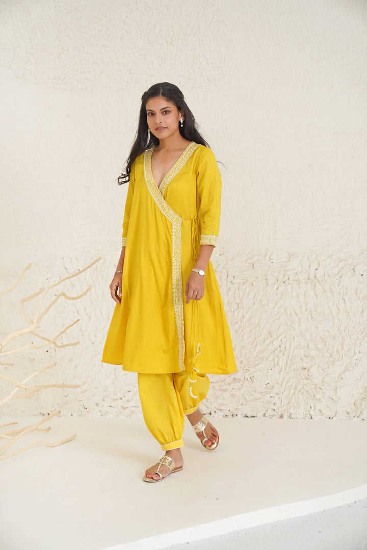 Vibrant Daffodil kurta