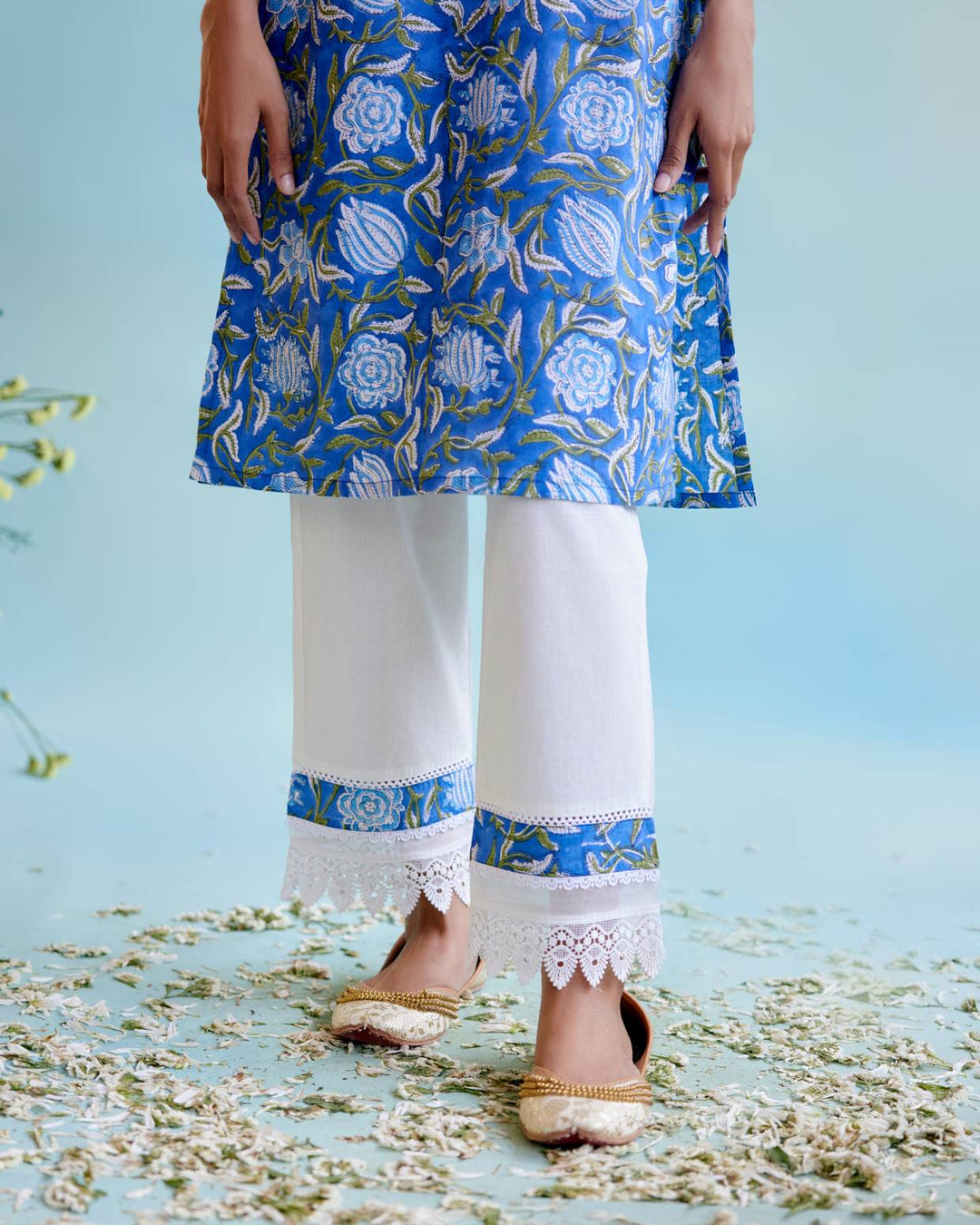 Indigo Muse Kurta with Narrow Pants