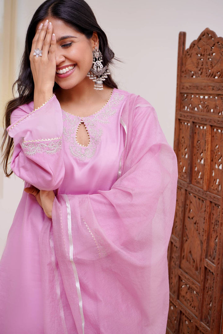 Iris dori kurta with wide leg pants