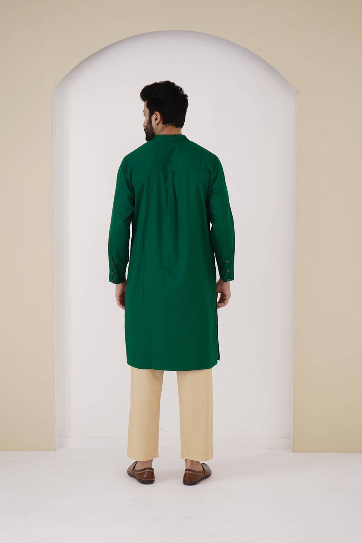 Emerald Pintuck Kurta Set