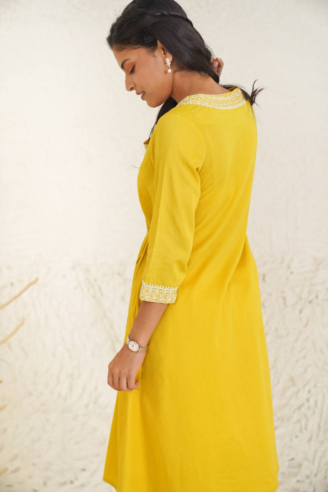 Vibrant Daffodil kurta