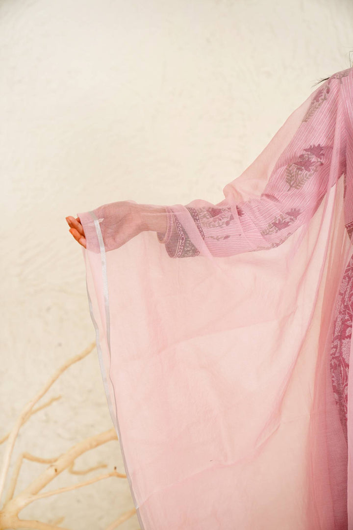 Vivacious rose kurta with wide leg pants
