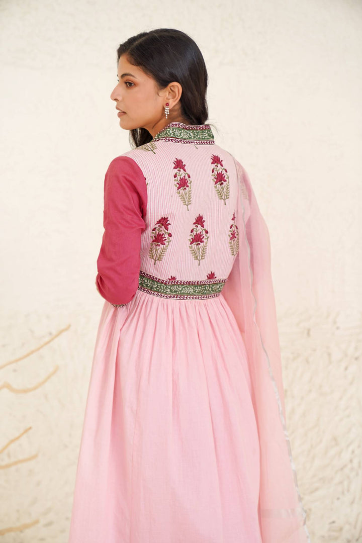 Pearl glory kurta with wide leg pants