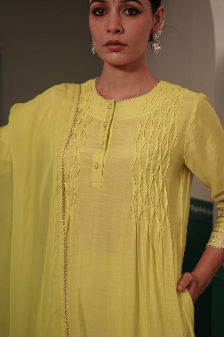 Pearl Neon Kurta Set