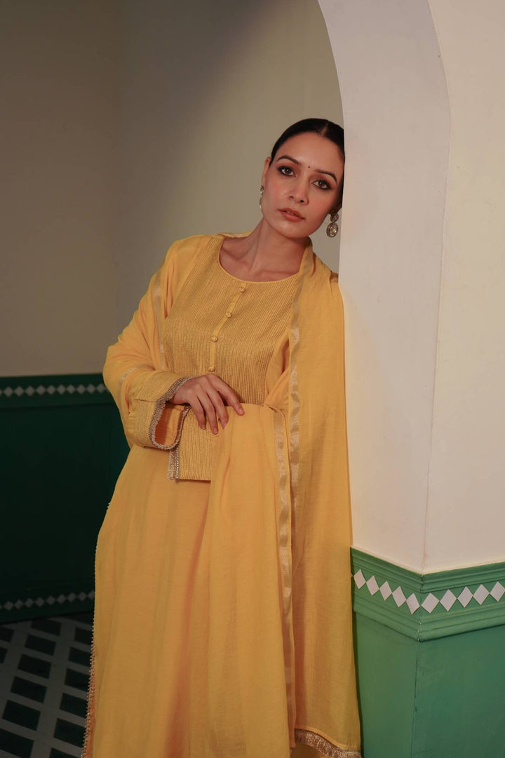 Tulip Zari Kurta Set
