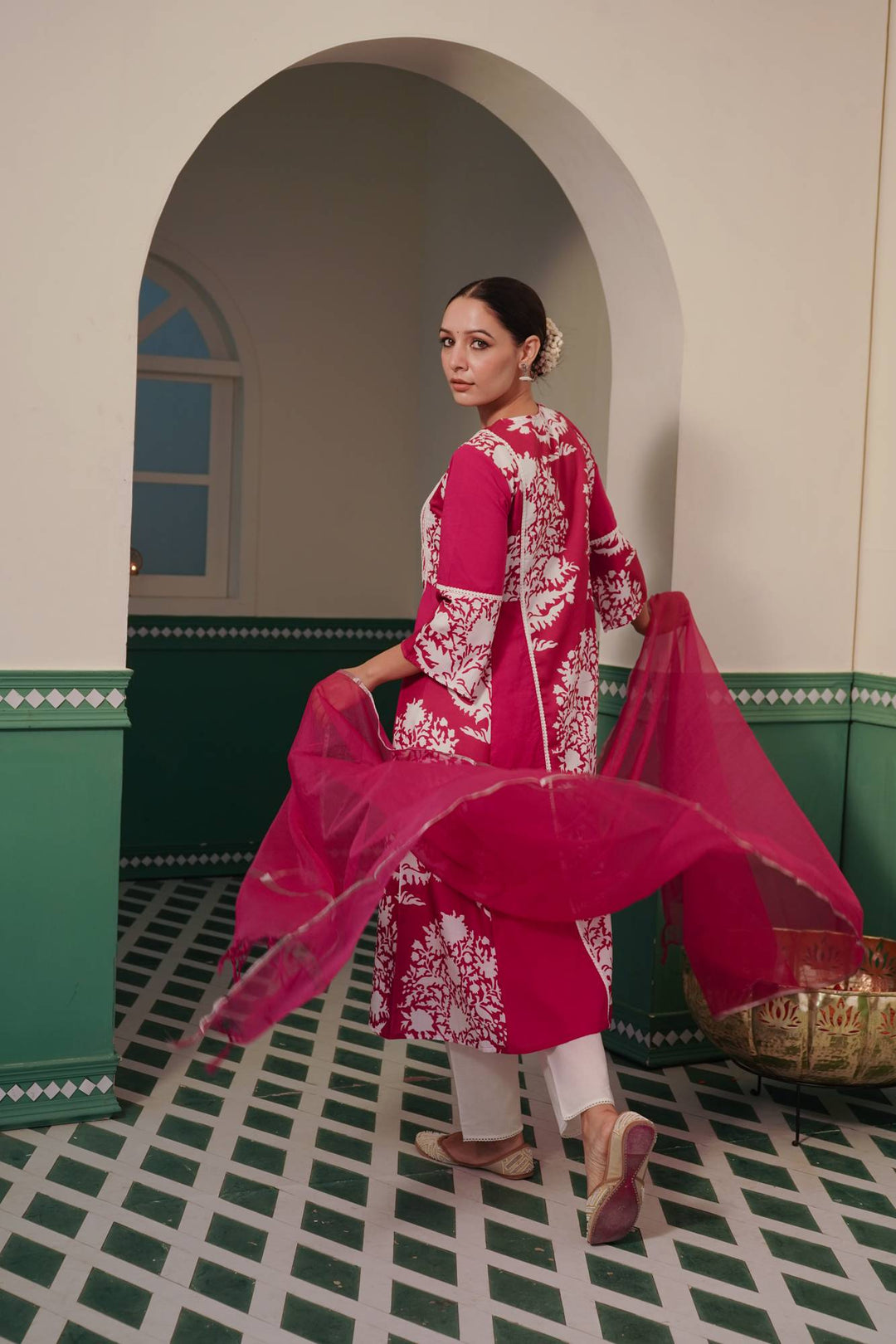 Cranberry Charm Kurta Set