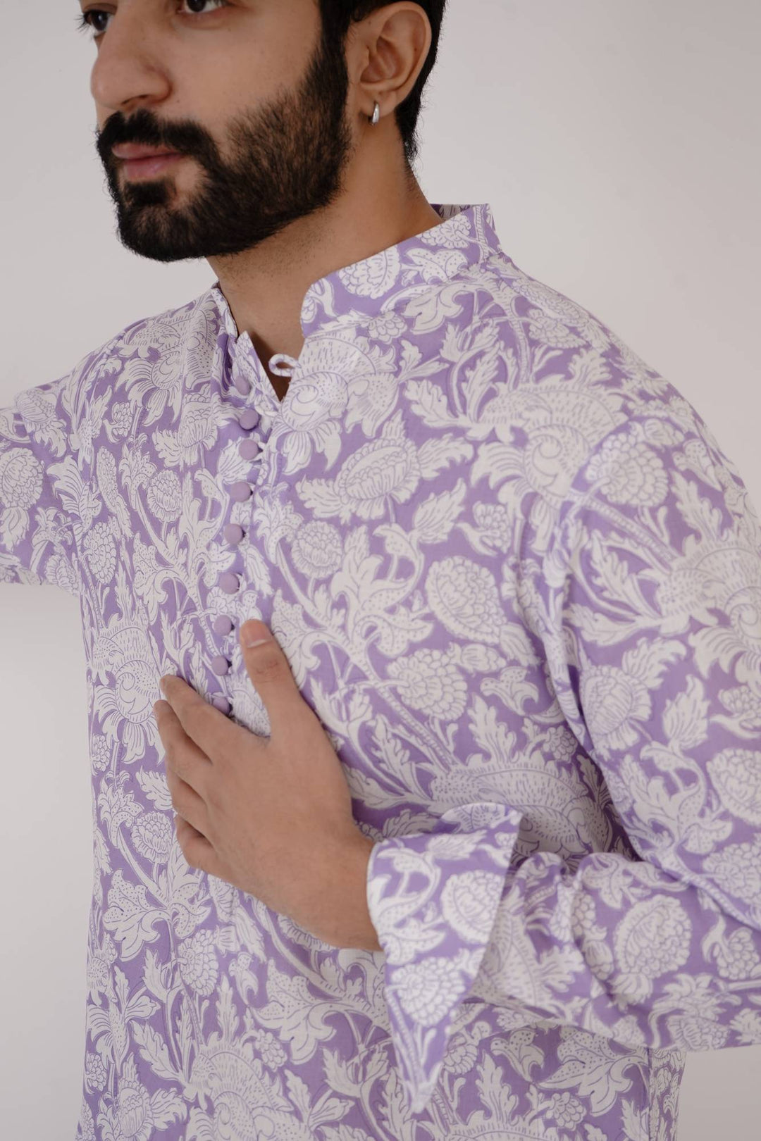 Lilac Orchid Kurta Set