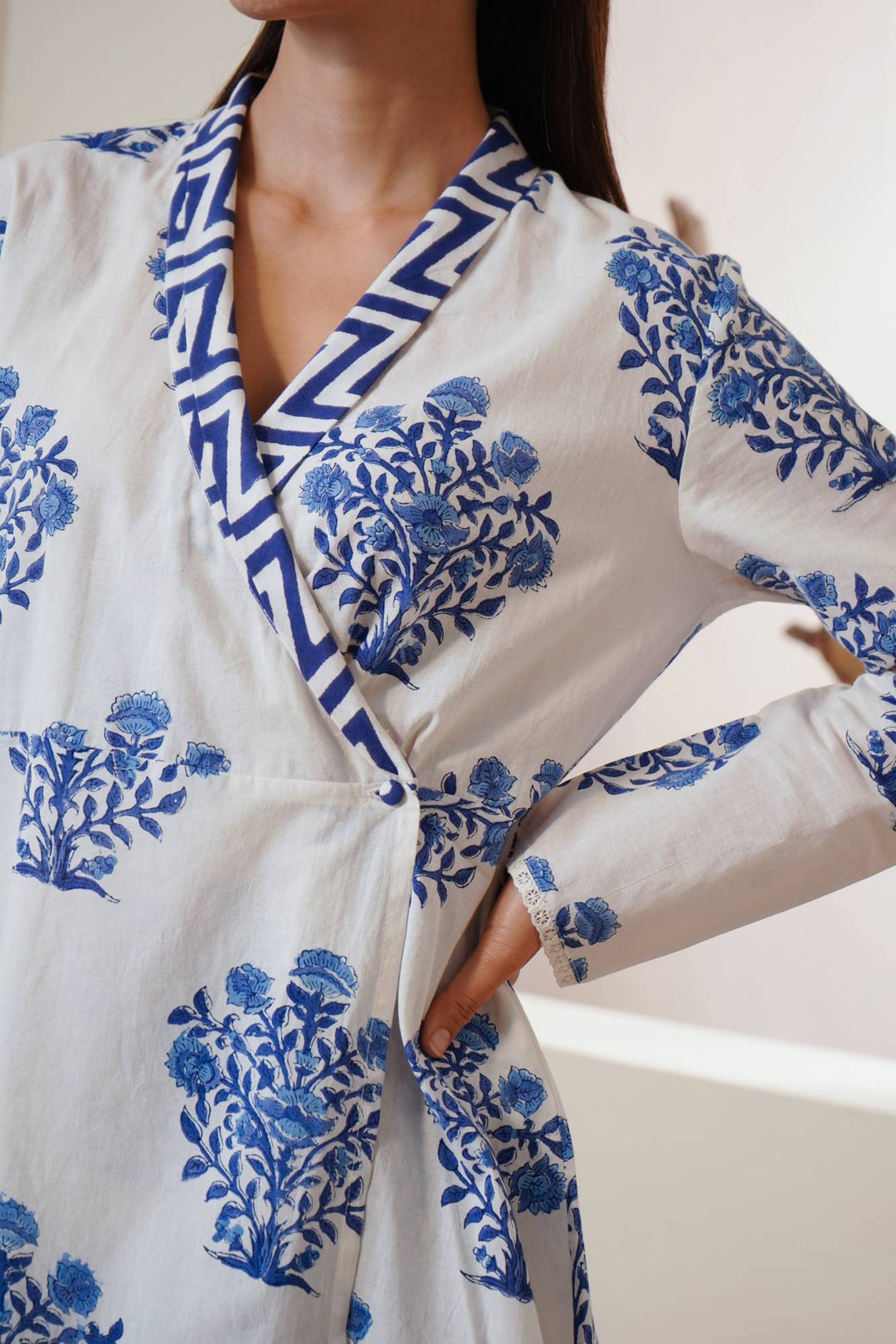 Indigo Buta Coord Set