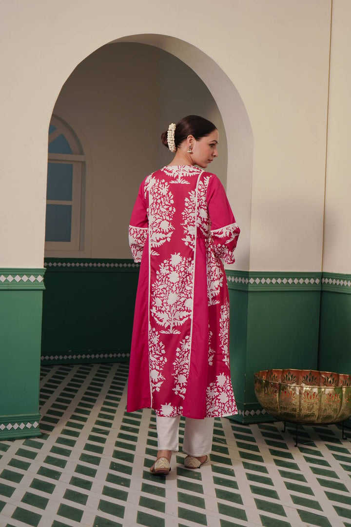 Cranberry Charm Kurta Set