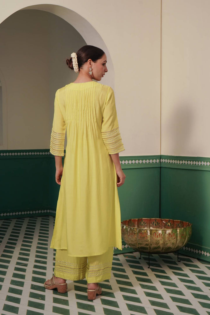 Pearl Neon Kurta Set
