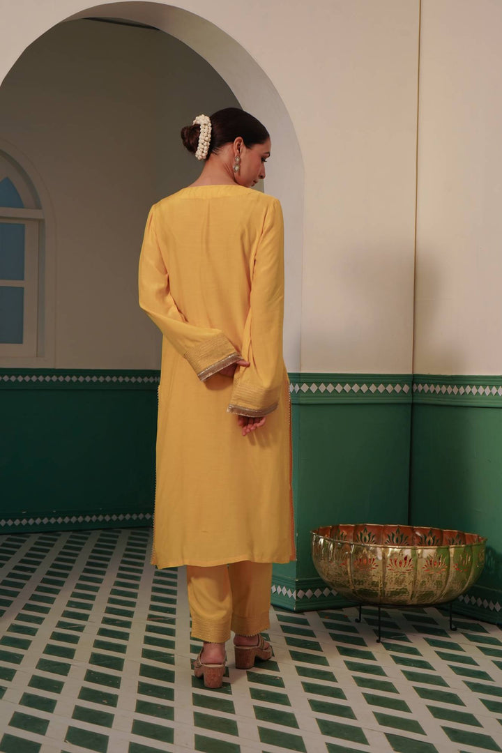 Tulip Zari Kurta Set