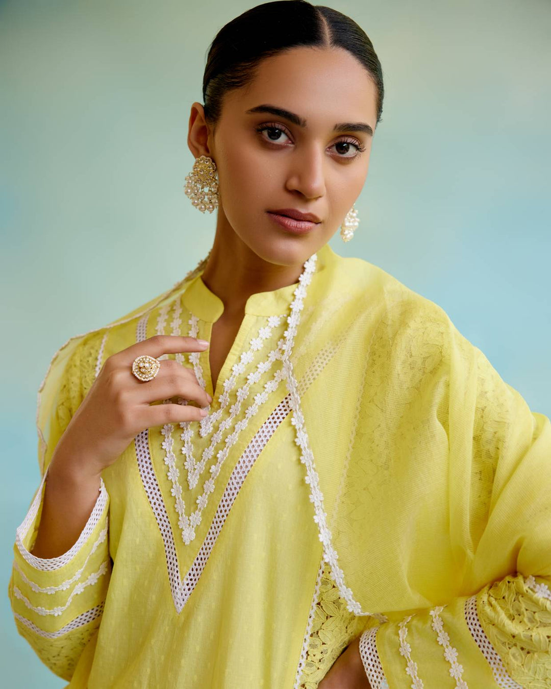 Daylily Kurta with Narrow Pants
