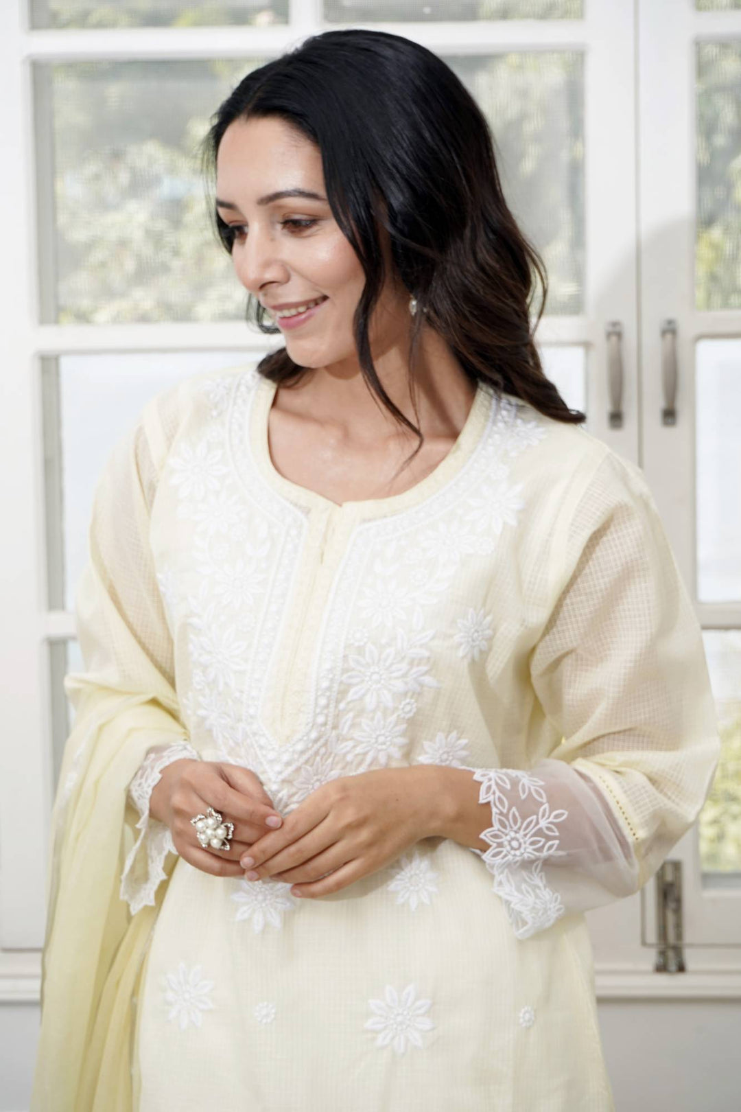 Sunbeam Chikankari Kurta Set