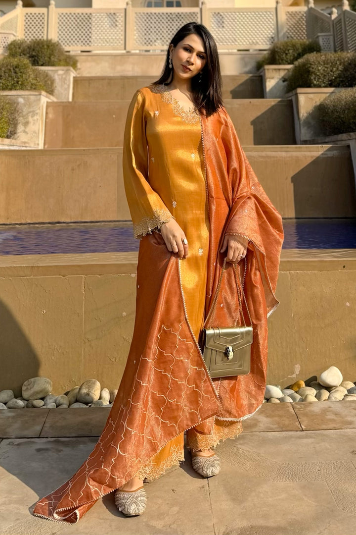 Rust Morroccan Dupatta