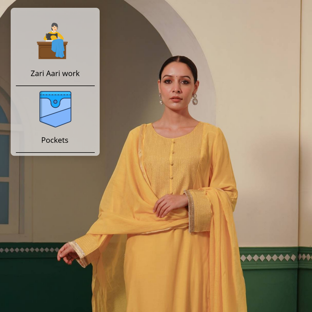 Tulip Zari Kurta for women