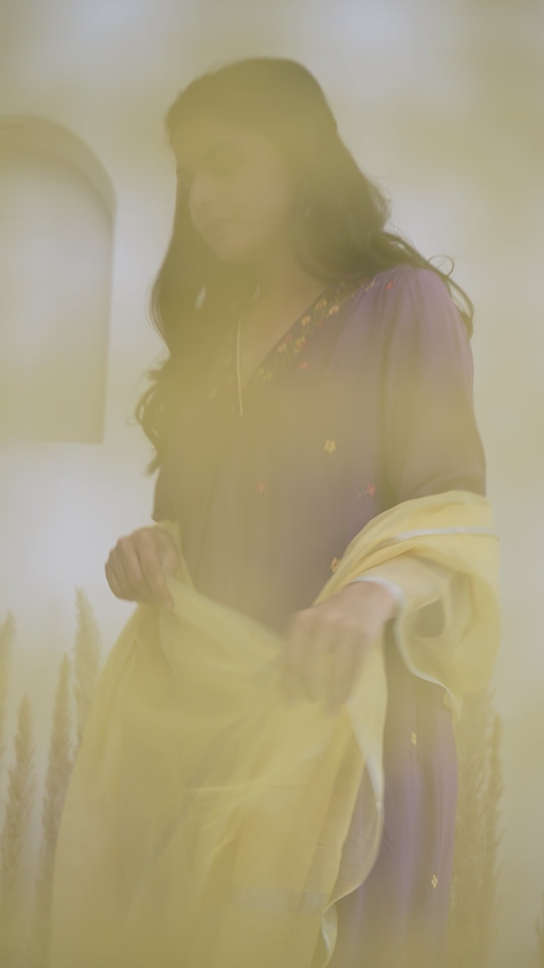 Sunshine daisy dupatta