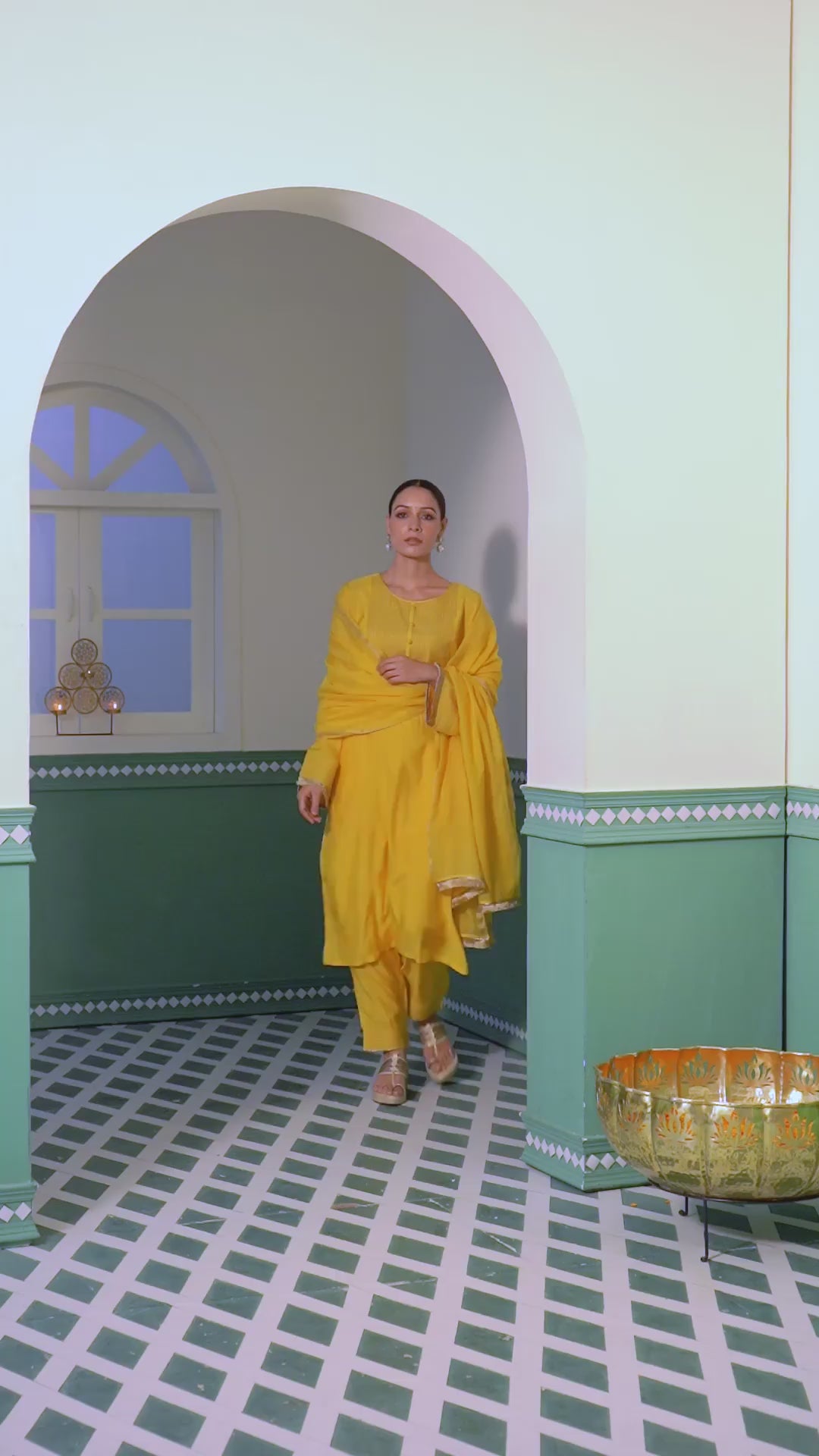 Tulip Zari Kurta Set