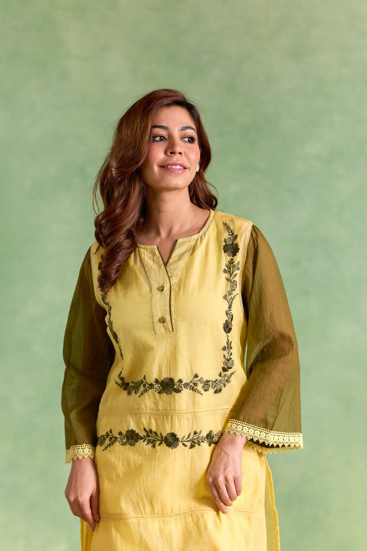 Sun Petal Embroidered Co-ord Set