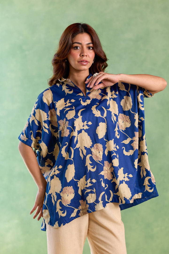 Blue Blossom Pearl Co-ord Set