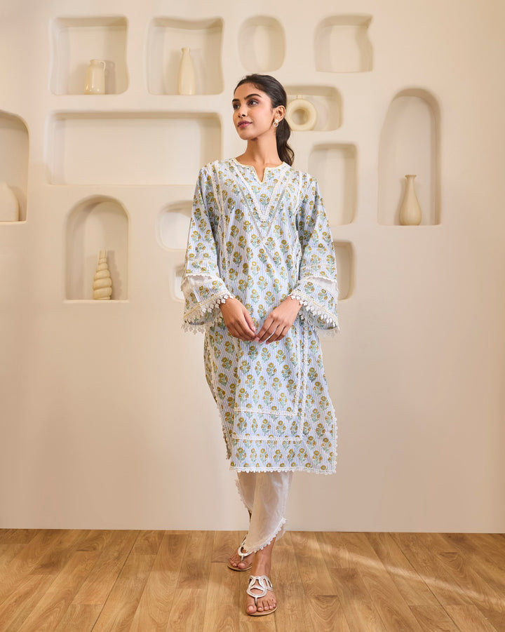 Blue Charm Kurta