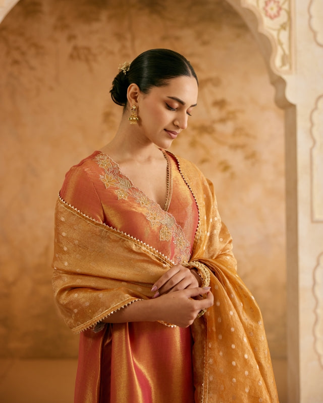 Amber Rosy Dupatta