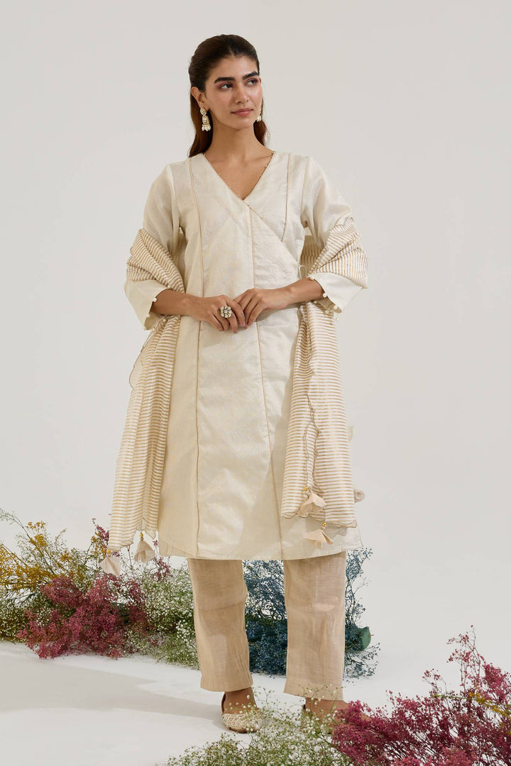 Pearl White Dupatta