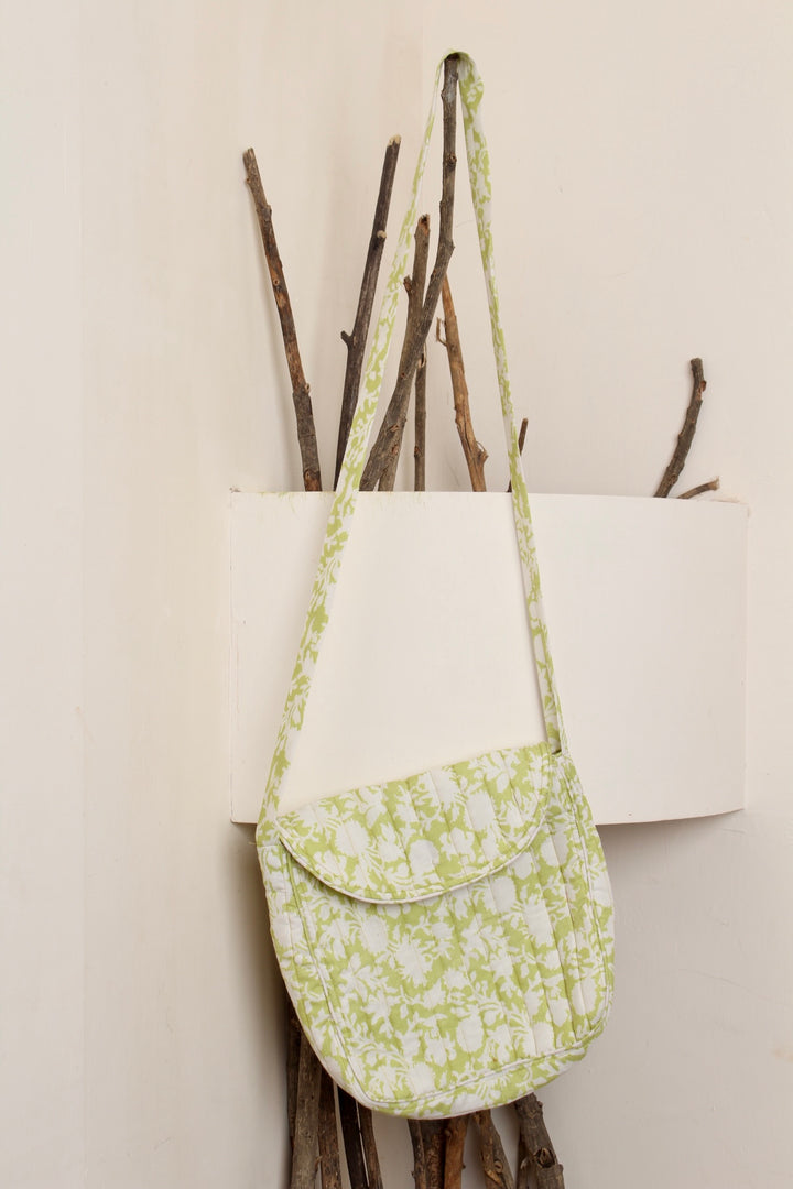 Lime Jaal Crossbody Bag