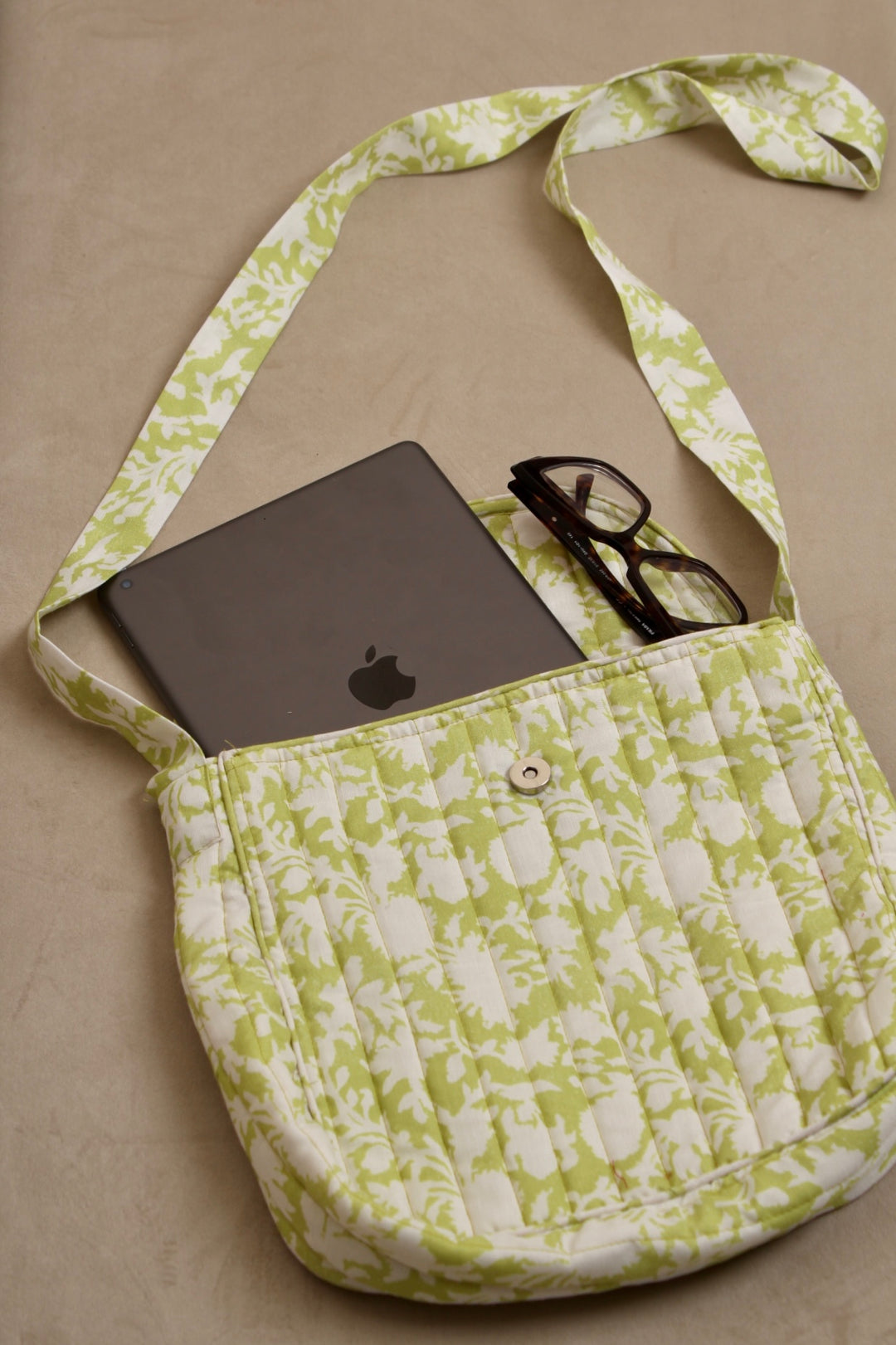 Lime Jaal Crossbody Bag