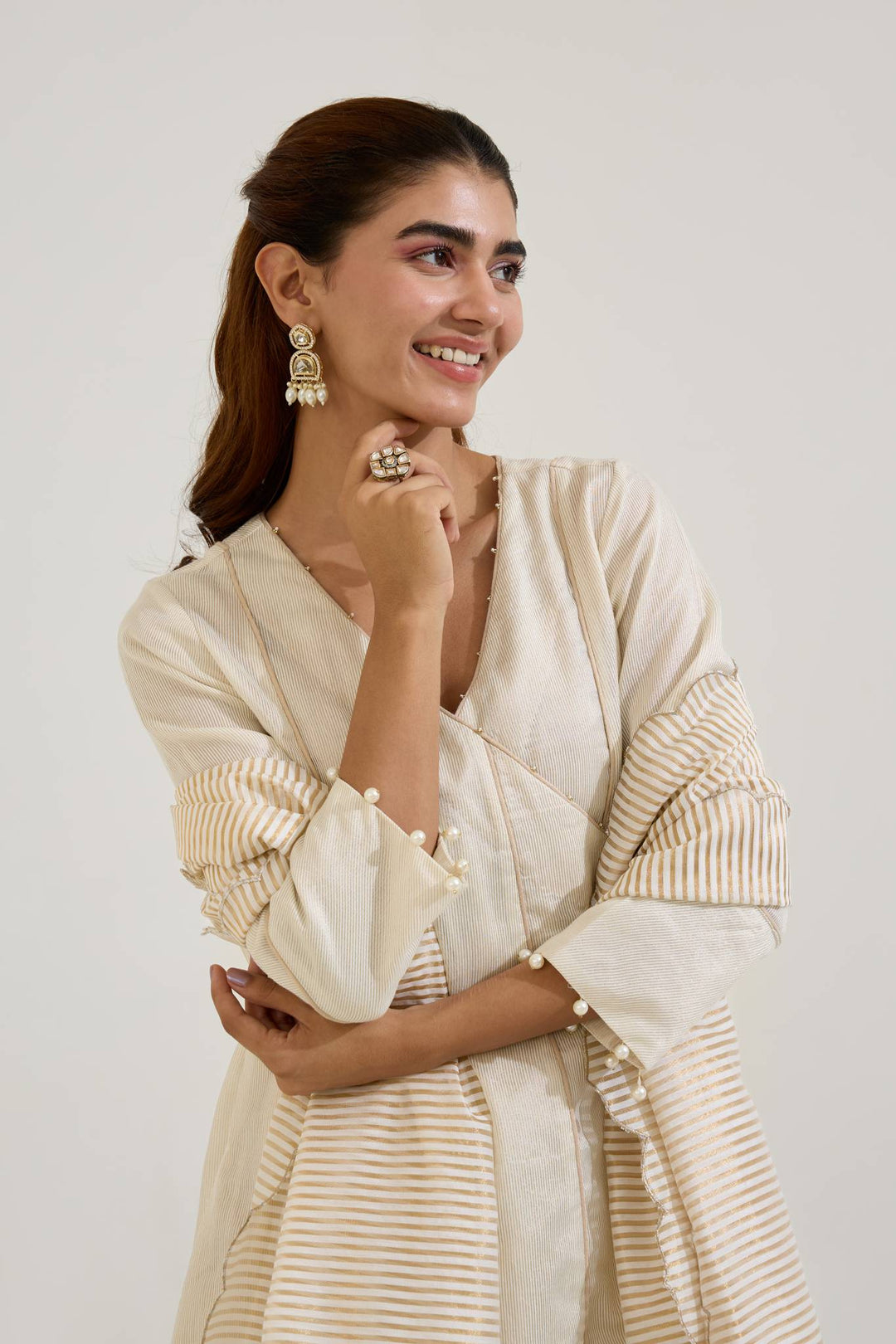 Pearl White Dupatta