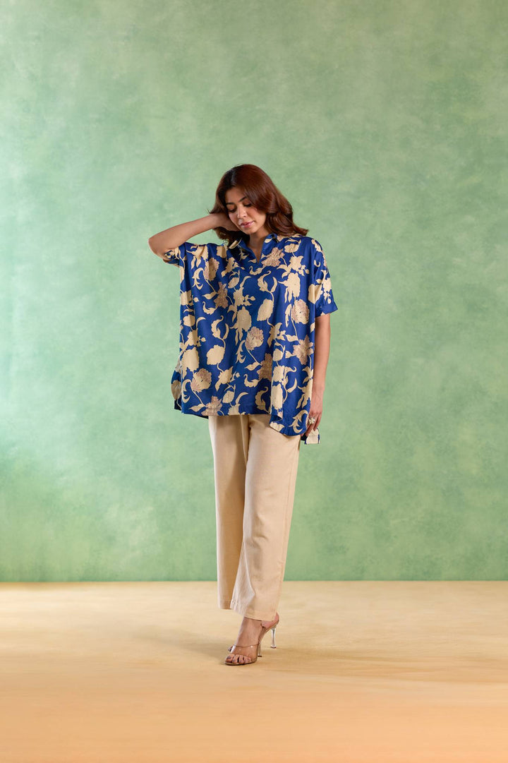 Blue Blossom Pearl Co-ord Set