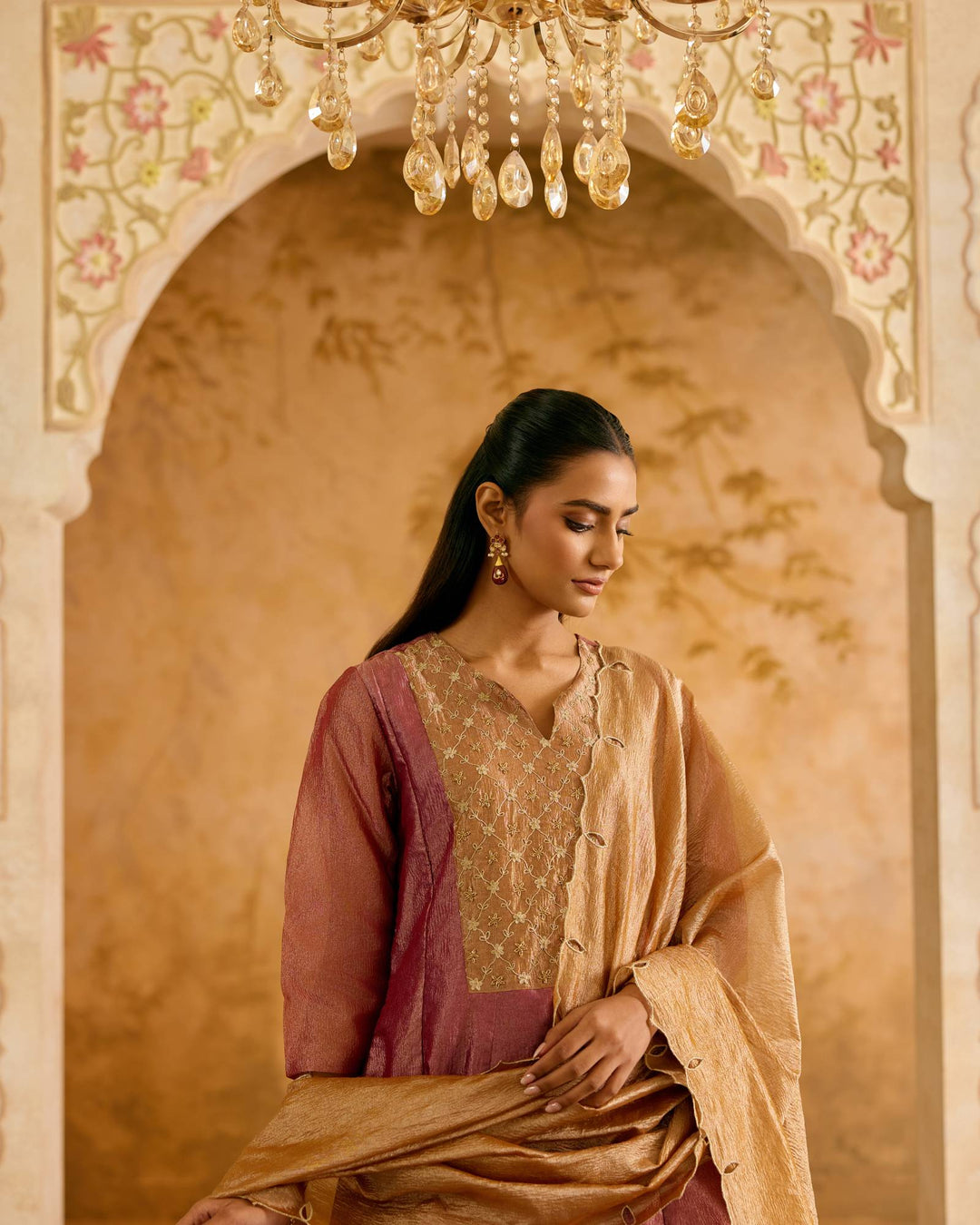 Amber Embroidered Dupatta