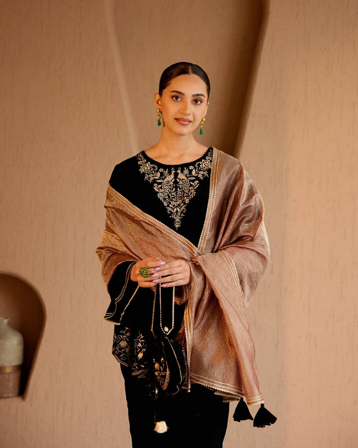 Black Bronze Dupatta