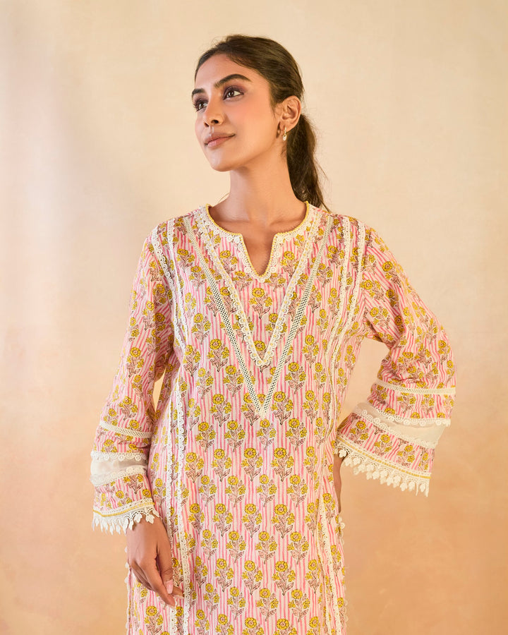 Pink Charm Kurta