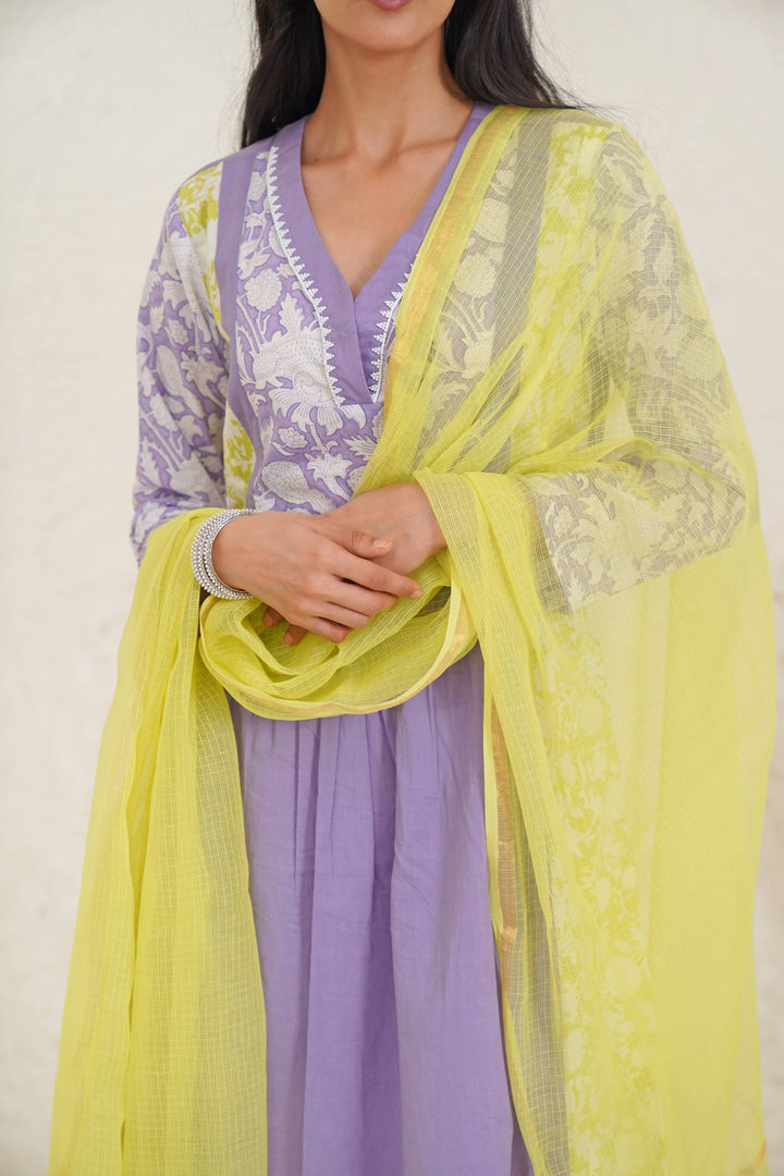 Sulphur Lime Dupatta