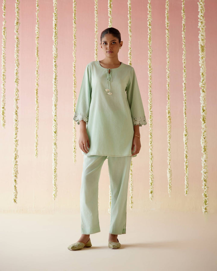 Sea Green Dori Coord Set