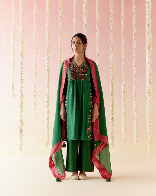 Pine Green Dupatta