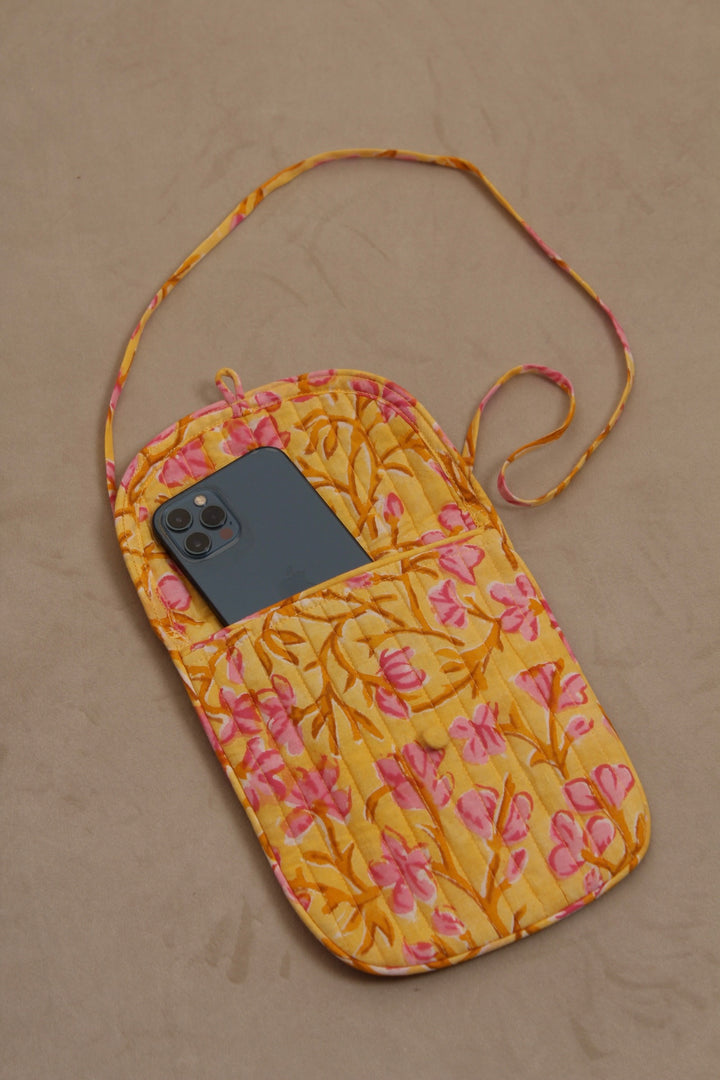 Cherry Blossom Mobile Cover Bag