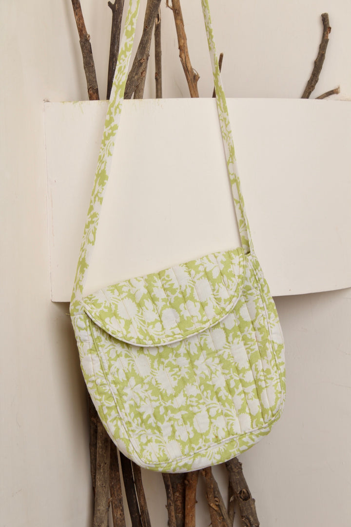 Lime Jaal Crossbody Bag