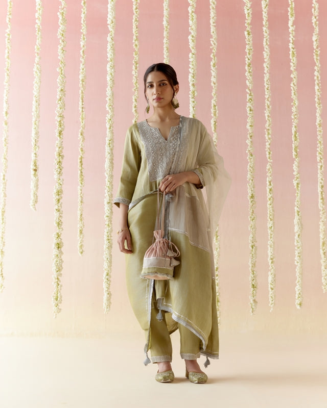 Moss Pearl Dupatta